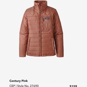 Patagonia Radalie jacket in century pink